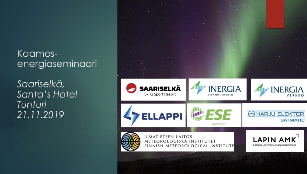 Kaamosenergia seminaari Saariselkä