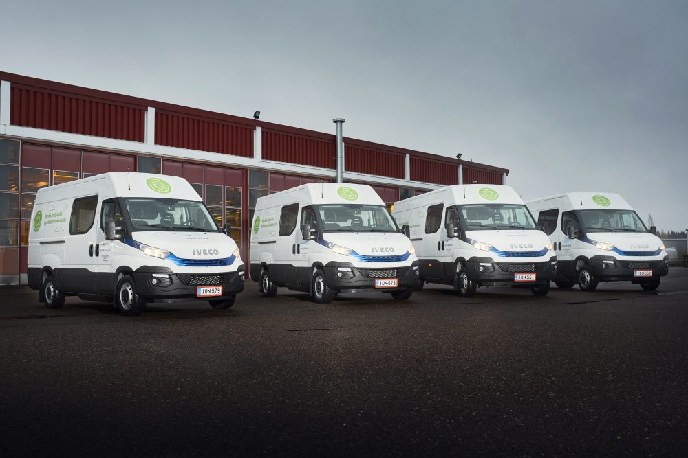 biokaasuauto pakettiauto