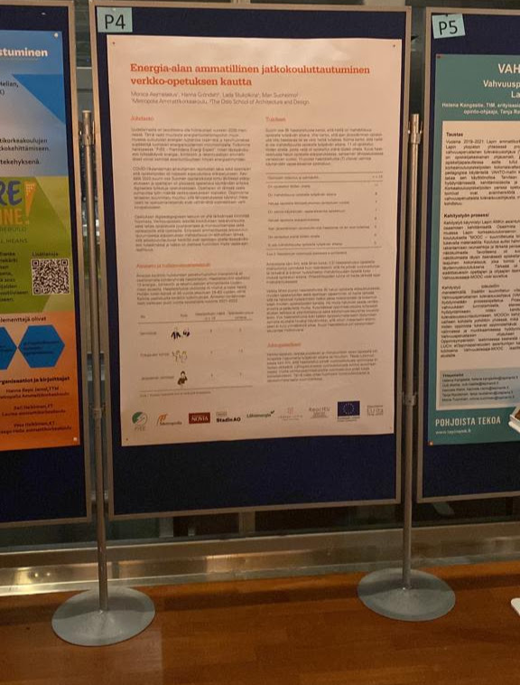 FrEE-hankkeen posteriesitys Tutkimuspäivillä 2022