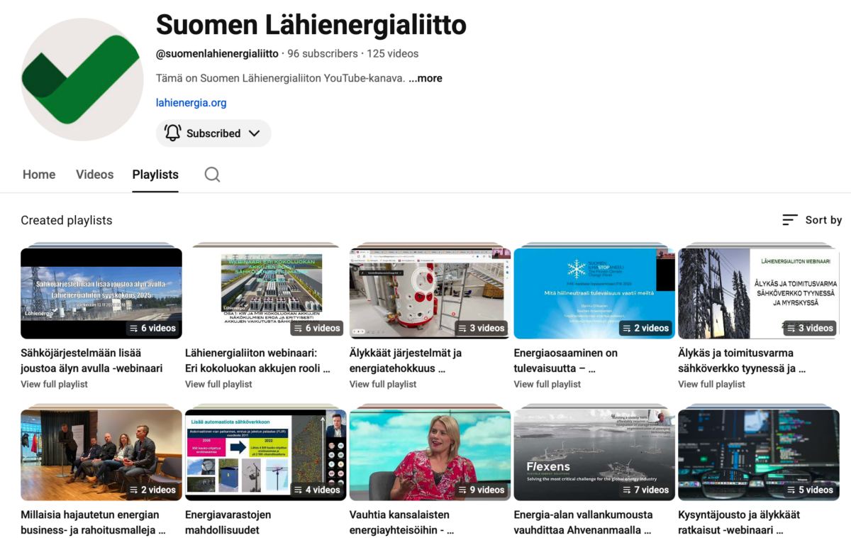 Lähienergia Youtube