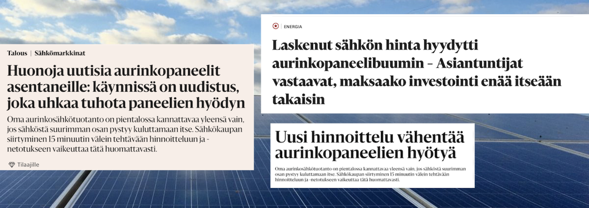 aurinkosähkö kannattavuus