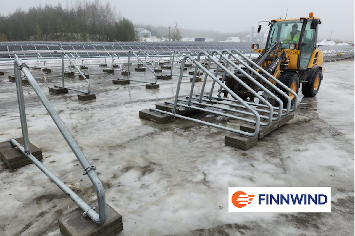 aurinkopuisto teline