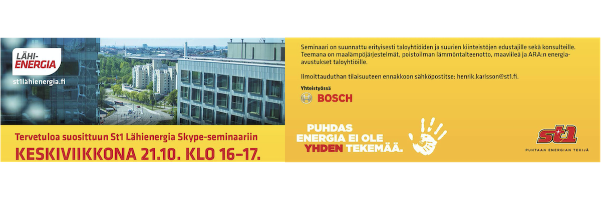 St1 Lähienergia seminaari